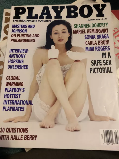 Play Boy Magazine March 1994 Shannen Doherty
