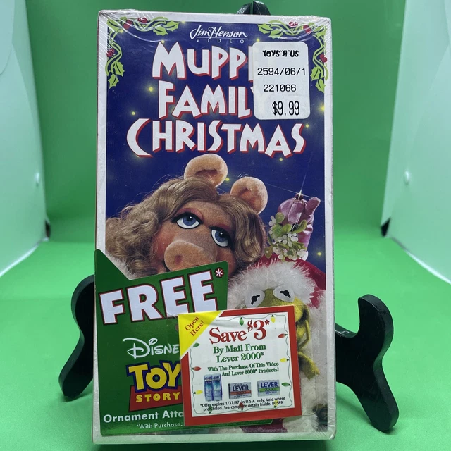 MUPPET FAMILY CHRISTMAS VHS Toy Story Christmas Ornament 1996 SEALED