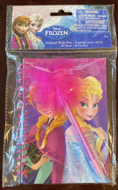 Disney Frozen Jornal With Pen