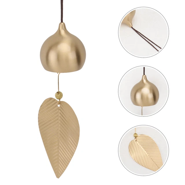 SUPERFINDINGS Campanelli Eolici A Conchiglia 3 Colori - Stile Luna, Suono Rilassante Per Esterno, Lunghezza 56.5-61cm - 3