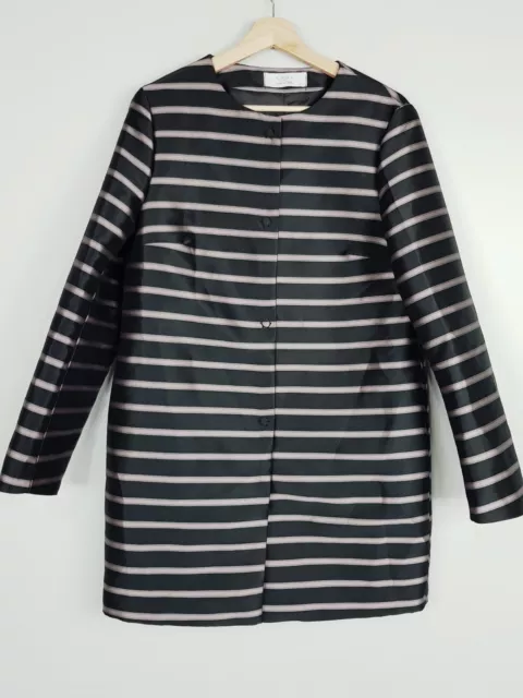 [ KAOS ] Womens Striped Jacket - Made in Italy | Size AU 14 or EUR 42