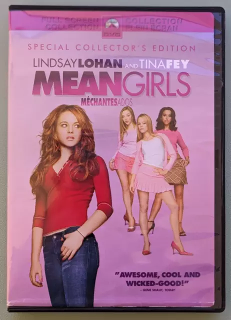 Mean Girls (DVD, 2004, Canadian, Full Screen, Special Collector's Edition)