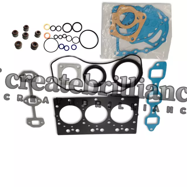 3TNE84 Full Head Gasket Set Kit for Yanmar 3TNE84T 3D84E 3D84N John Deere 790