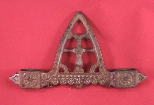 Cast Iron 2 Roller Ceiling Chain Mechanism For Victorian Hanging Lamp