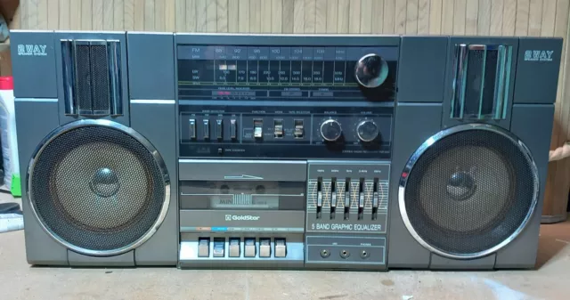 golstar tsr 850 radio cassette ghettoblaster boombox