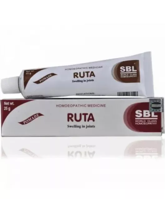 SBL Ruta Pommade (25g) Homéopathique Homéopathie Remède Joint Douleurs Gratuit