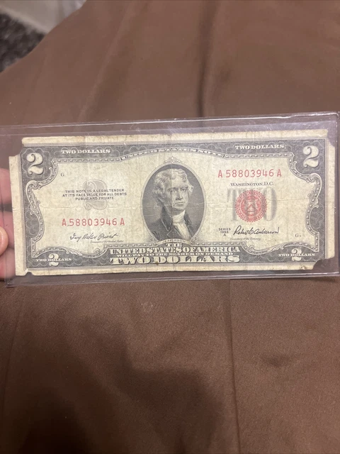 1953-A Red Seal $2 Dollar STAR Note