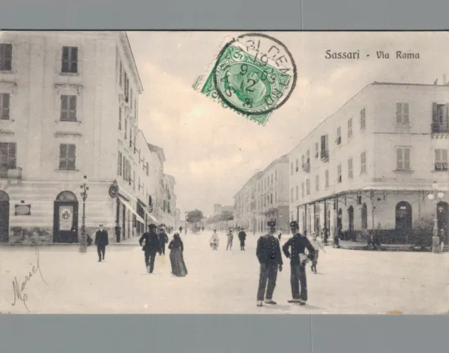 Sassari via Roma Militari Tabacchi negozio spedita f. piccolo