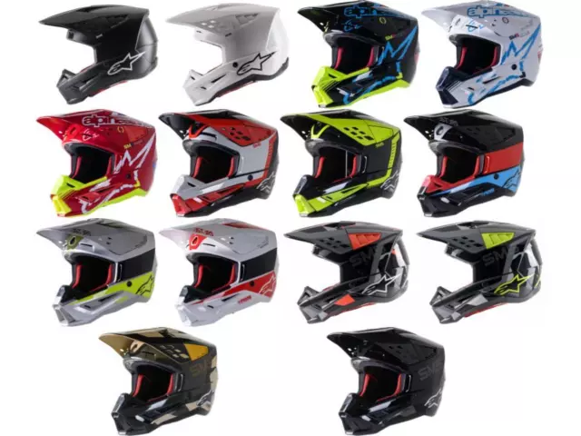 Alpinestars Supertech M5 SM5 Motocross Helmet Dirt Bike Riding MX ATV Offroad