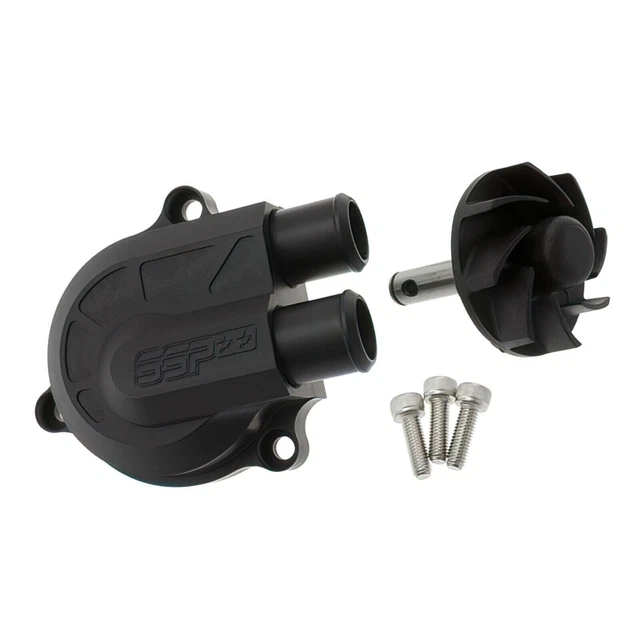 Coperchio Pompa Acqua Stage6 Nero Maggiorato Per Scooter Minarelli 50