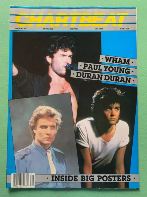 CHARTBEAT mag #44 Nov-1985 WHAM Kajagoogoo Paul Young Duran Duran Nik Kershaw UK
