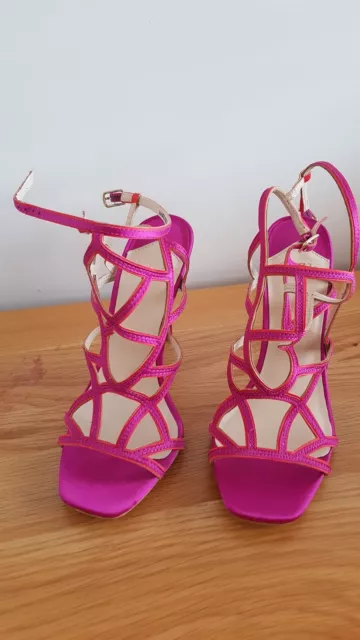 SHOES SIZE 4 Faith Cerise Pink Latoya 40.00 PicClick UK