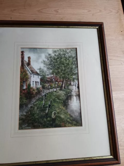 Original Painting Reg Siger Debenham Suffolk