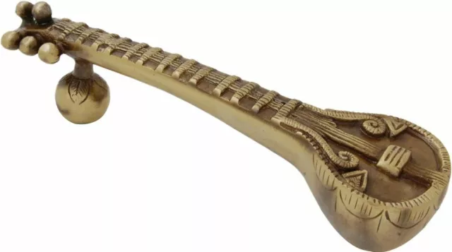 Door Handle Sitar Brass Antique Pull Vintage Style Handmade Home Décor 8"1.03Lbs