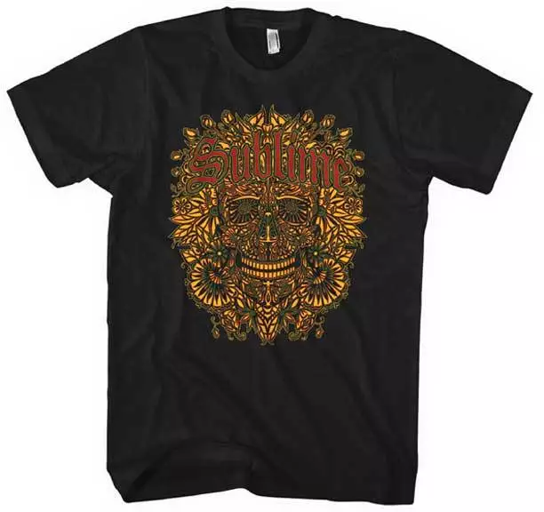 SUBLIME Mask Man Logo T SHIRT S-M-L-XL-2XL New Official Live Nation Merchandise