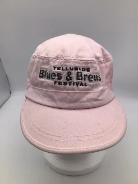 Telluride Blues & Brews Festival Pink Adjustable Baseball Cap H1