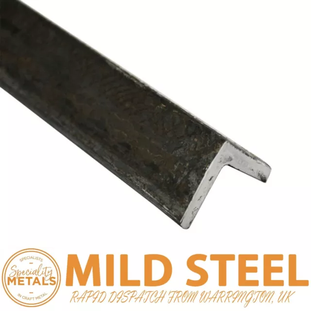 25mm x 25mm x 5mm Low-price Mild Steel Angle Iron Steel Section Thick UK Made