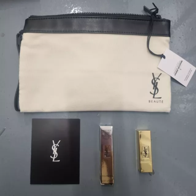 Ysl makeup sales bag black