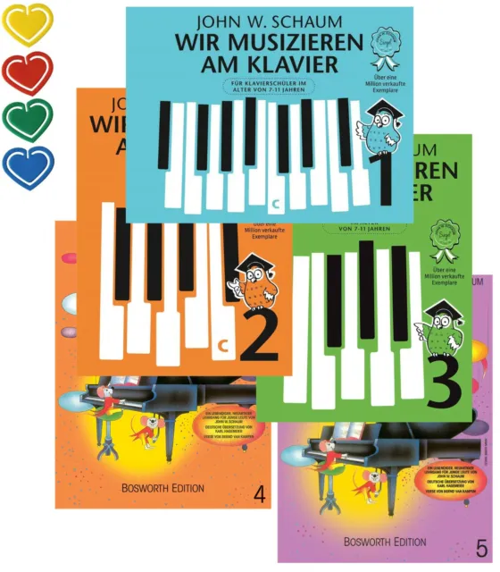 John W. Schaum: Wir musizieren am Klavier - Klavierschule für Kinder von 7-11 J.