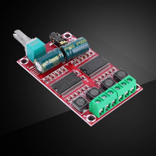 DC 8-24V 30W X 2 HIFI Stereo Amplificatore di Potenza Digitale Scheda