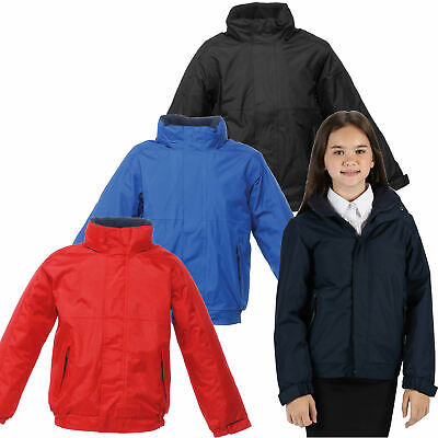 Regatta Dover Kids Fleece Lined Jacket Waterproof Windproof