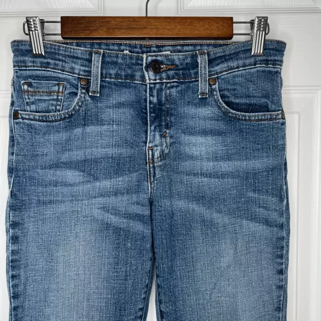 LEVI'S WOMEN'S BLUE Mid Rise Zip Fly Skinny Denim Jeans Size 6 $20.70 ...