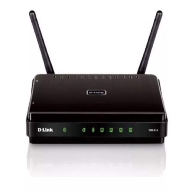 D-Link Wireless N Home Router  - DIR-615 - N300-300Mbps European plug
