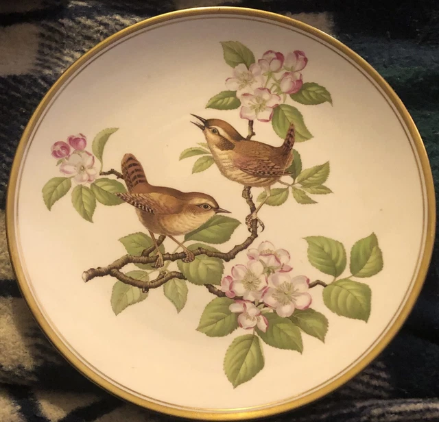 Spode Bone China Teller Gartenvögel von Spode ""Wren unter Apfelblüte"" neuwertig!