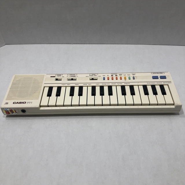 CASIO PT1 ELECTRONIC Keyboard Mini Synthesizer 29Key Made In Japan