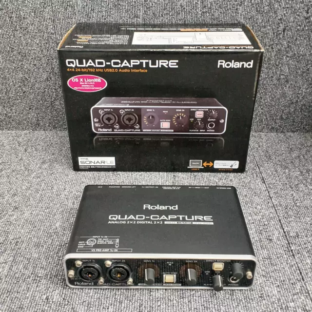 ROLAND - QUAD-CAPTURE UA-55 USB Audio Interface Pre-Owned Good Condition