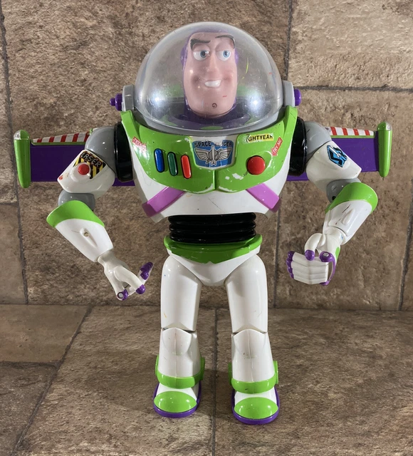 DISNEY PIXAR POWER Up Buzz Lightyear Talking Action Figure Lights 12