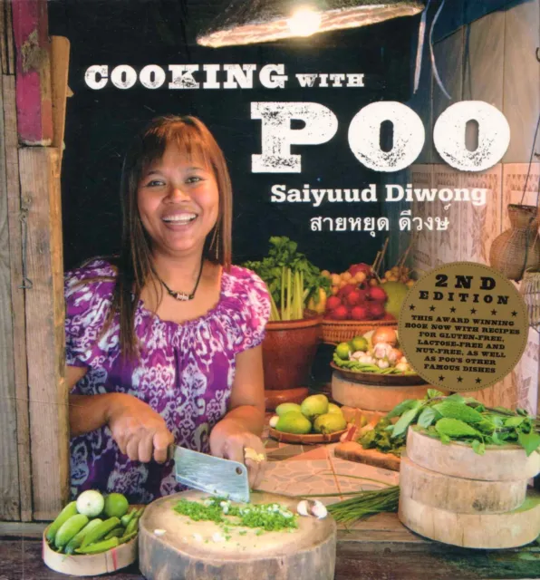 Cooking with Poo by Saiyuud Diwong BOOK Cookbook Thailand Thai