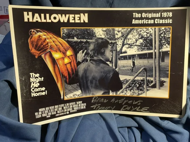 John Carpenters Halloween signed autograph photo Brian Andrews Michael Myers