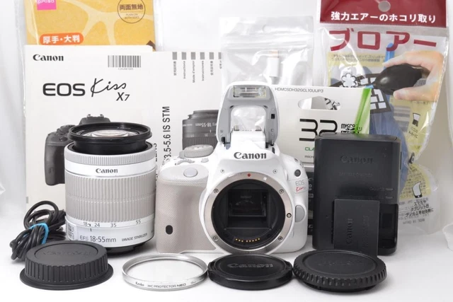 極美品！Canon EOS Kiss X7iダブルズームレンズキットレンズセット