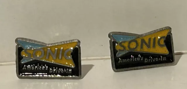 Vintage Sonic Drive In Cuff Links 