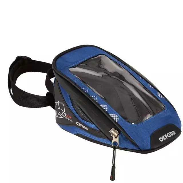 Oxford M1R Micro Motorcycle Tank Bag - Blue