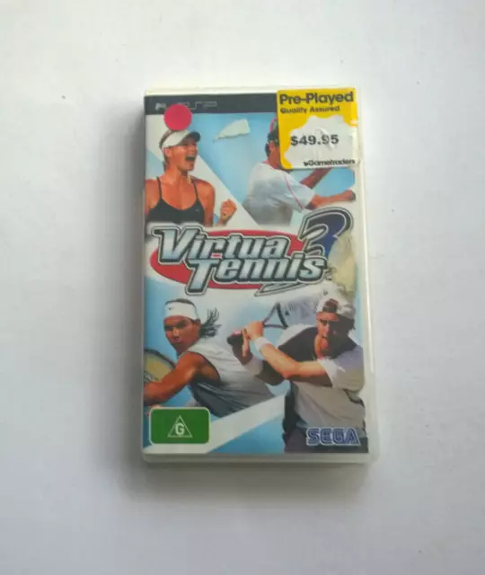 Sony Playstation Psp Virtua Tennis 3 Video Game Free Postage