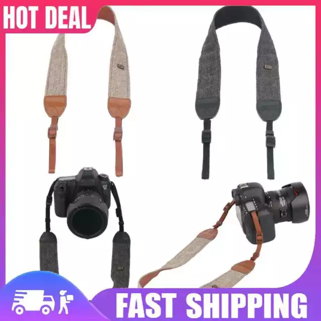 2Camera Shoulder Neck Vintage Strap Belt for Sony Nikon Canon Olympus DSLR