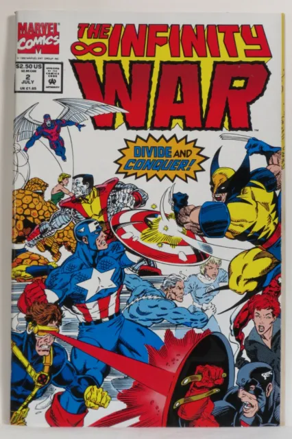 INFINITY WAR #2 1992 NM Jim Starlin Thanos, Marvel Universe, Avengers