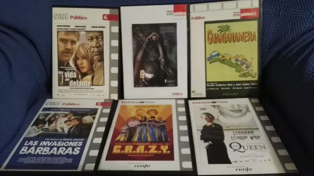 Lote de 6 Peliculas de Cine público