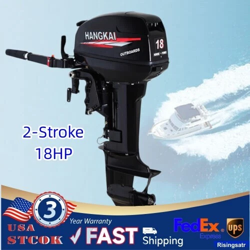 HANGKAI 18HP 2-Stroke Outboard Motor Fishing Boat Engine Water Cooling CDI 246CC