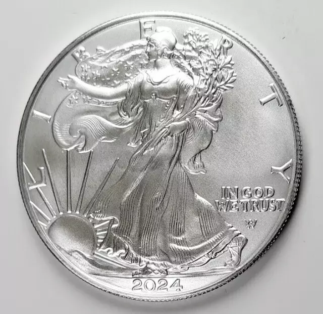 2024 American Silver Eagle 1 Troy ounce Brilliant Uncirculated Fast + Free Ship