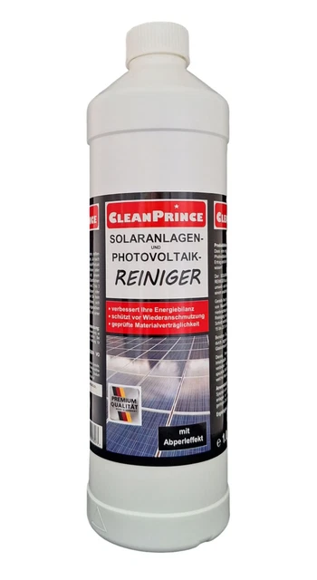 Produktbild von KaiserRein Solarreiniger Konzentrat – 1 L Für Photovoltaik & Balkonkraftwerke – Lotus-Effekt, Schutz Vor Schmutz, Pollen & Co.