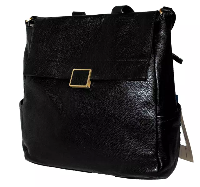 Kenneth Cole Christie Pebbled Leather Backpack, Black $229