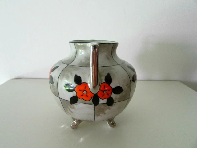 Antikes Art Deco Limoges Frankreich Porzellan Von Rella Vase Urne 4 Zoll 2