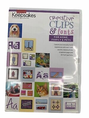 Creando recuerdos creativos Clips & fuentes para el hogar Family & Mascotas Windows y Mac