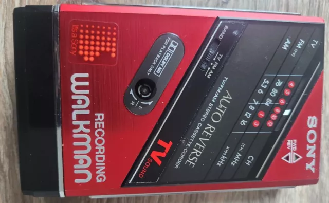 Sony WM-F202 Walkman tragbarer Kassettenspieler voll funktionsfähig