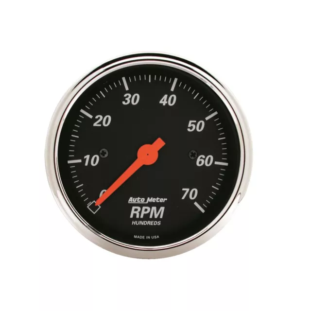 AutoMeter 1478 Designer Black In-Dash Electric Tachometer