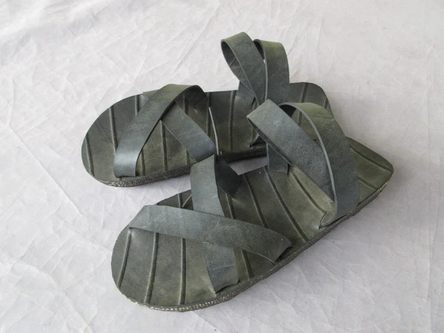 ORIGINAL VIETCONG SANDALS Sandal Korea Vietnam War US Army Marines Nam ORIGINAL VIETCONG SANDALS Sandal Korea Vietnam War US Army Marines Nam