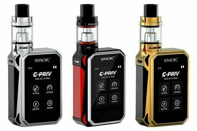 SMOK G-PRIV 220W Touch Screen Vape E-Cig Screen Kit |Big Baby Tank|Fast  Dispatch £34.95